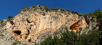 Un des secteurs des trs intressantes Gorges de Thrissos